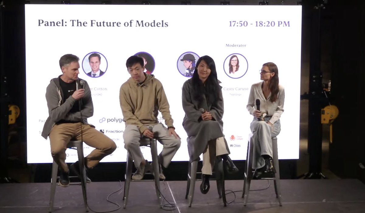 Open AGI Summit (@openagisummit) on Twitter photo Model evolution is in focus as <a href="/monteprediction/">Peter Cotton</a> from <a href="/crunchDAO/">CrunchDAO 🧠</a>, <a href="/0xAikoDai/">aiko/acc</a> from <a href="/myshell_ai/">MyShell.AI</a>, and <a href="/paigeinsf/">Paige | we are hiring</a> from <a href="/openmind_agi/">OpenMind</a> join moderator <a href="/caseykcaruso/">CASΞY</a> from <a href="/topology_vc/">Topology Ventures</a> to explore The Future of Models.
▶️ Watch Live Here - youtube.com/watch?v=wgtPtF… Model evolution is in focus as <a href="/monteprediction/">Peter Cotton</a> from <a href="/crunchDAO/">CrunchDAO 🧠</a>, <a href="/0xAikoDai/">aiko/acc</a> from <a href="/myshell_ai/">MyShell.AI</a>, and <a href="/paigeinsf/">Paige | we are hiring</a> from <a href="/openmind_agi/">OpenMind</a> join moderator <a href="/caseykcaruso/">CASΞY</a> from <a href="/topology_vc/">Topology Ventures</a> to explore The Future of Models.
▶️ Watch Live Here - youtube.com/watch?v=wgtPtF…