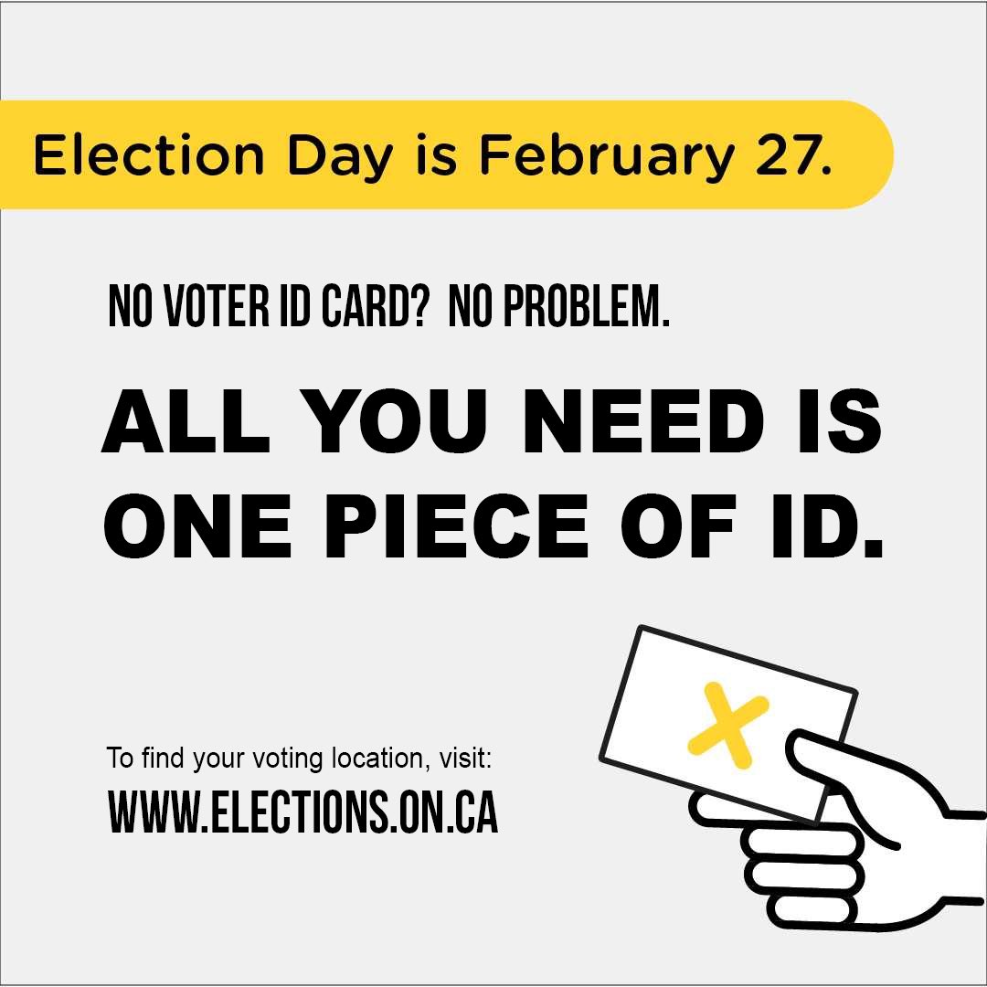 It’s time for Beaches-East York to finally have a seat at the table.  No voter ID card necessary.  Bring your ID. ✅

#BeachesEastYork #Beaches #BEY #EastYork #Toronto #ONpoli #TOpoli