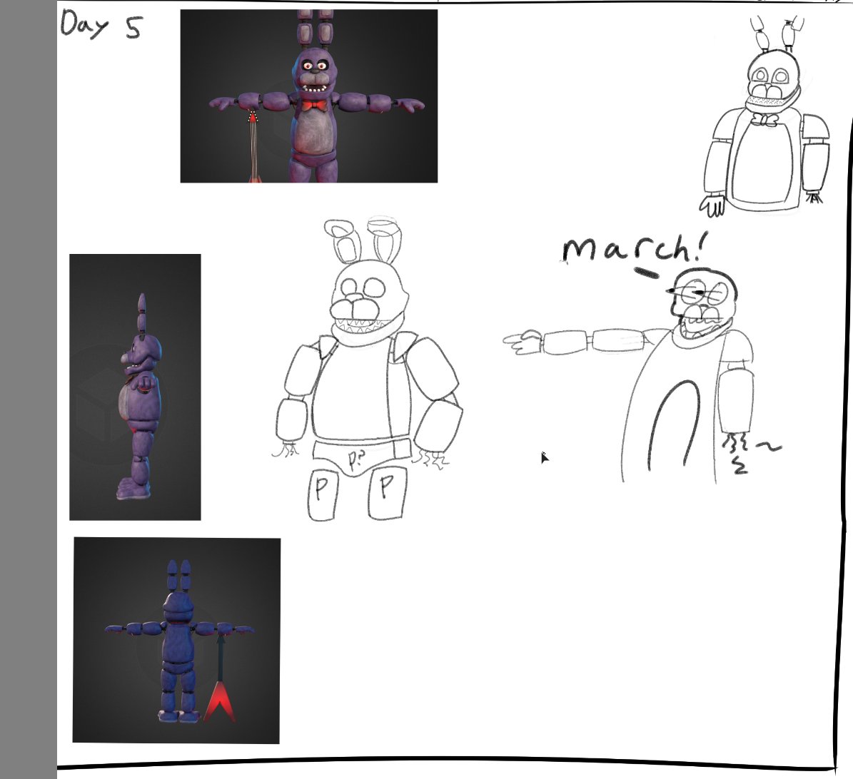 Corrupsy's tweet photo. i can't draw for the life of me #FNAF https://t.co/73G1V2hFjs