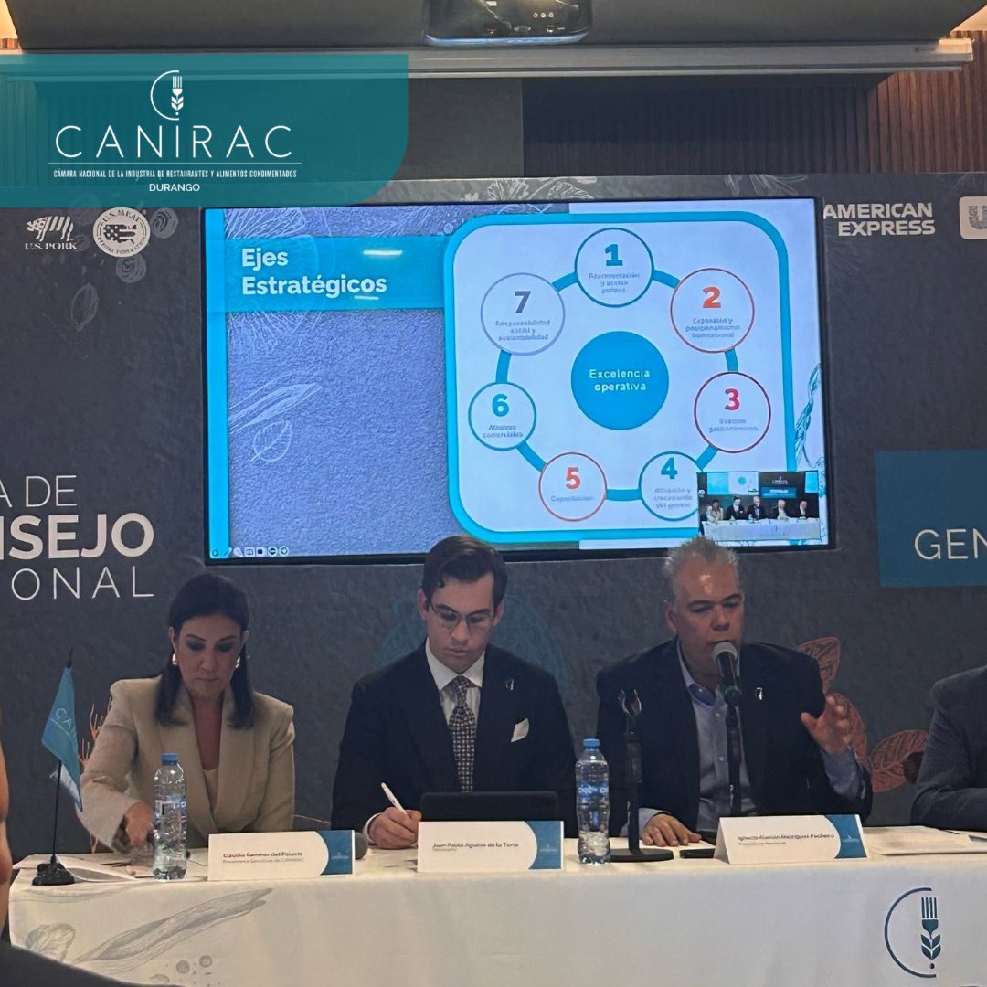 Canirac Durango (@caniracdgo) on Twitter photo La <a href="/canirac/">CANIRAC NACIONAL</a> celebró su Asamblea General Ordinaria Anual, donde se ratificó a Ignacio Alarcón Rodríguez Pacheco como presidente nacional para el periodo 2025-2026.
#CANIRAC #Dgo #Nacional #Presidente #Restaurantero La <a href="/canirac/">CANIRAC NACIONAL</a> celebró su Asamblea General Ordinaria Anual, donde se ratificó a Ignacio Alarcón Rodríguez Pacheco como presidente nacional para el periodo 2025-2026.
#CANIRAC #Dgo #Nacional #Presidente #Restaurantero
