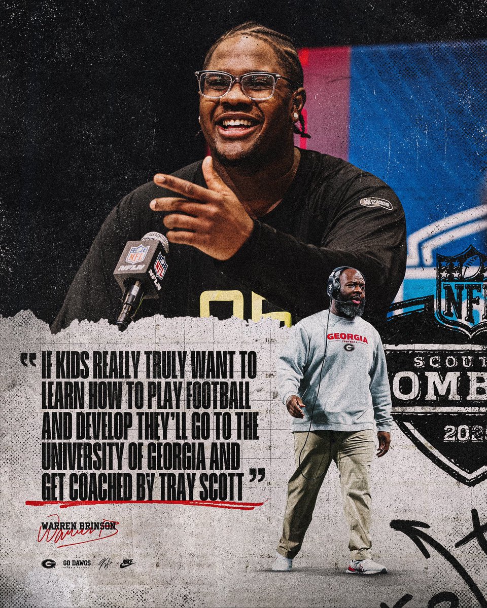 GeorgiaFootball's tweet photo. Come get developed 💪

#GoDawgs | #NFLCombine https://t.co/c16XYKTYAo