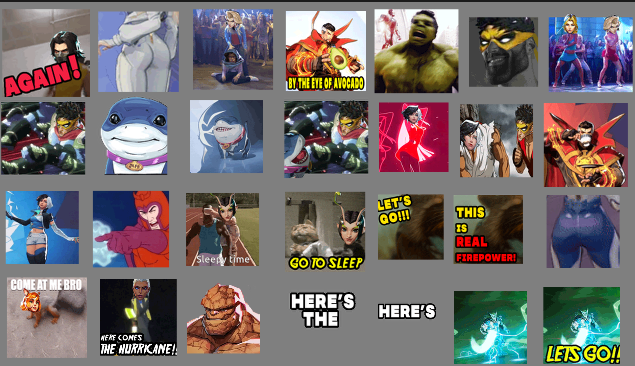 30 Marvel Rivals Meme Emotes Pack on my etsy shop. link in the descrption. thank you. support the small artist/ creator #ArtistOnTwitter #streamer #twitchstreamer #FantasticFour