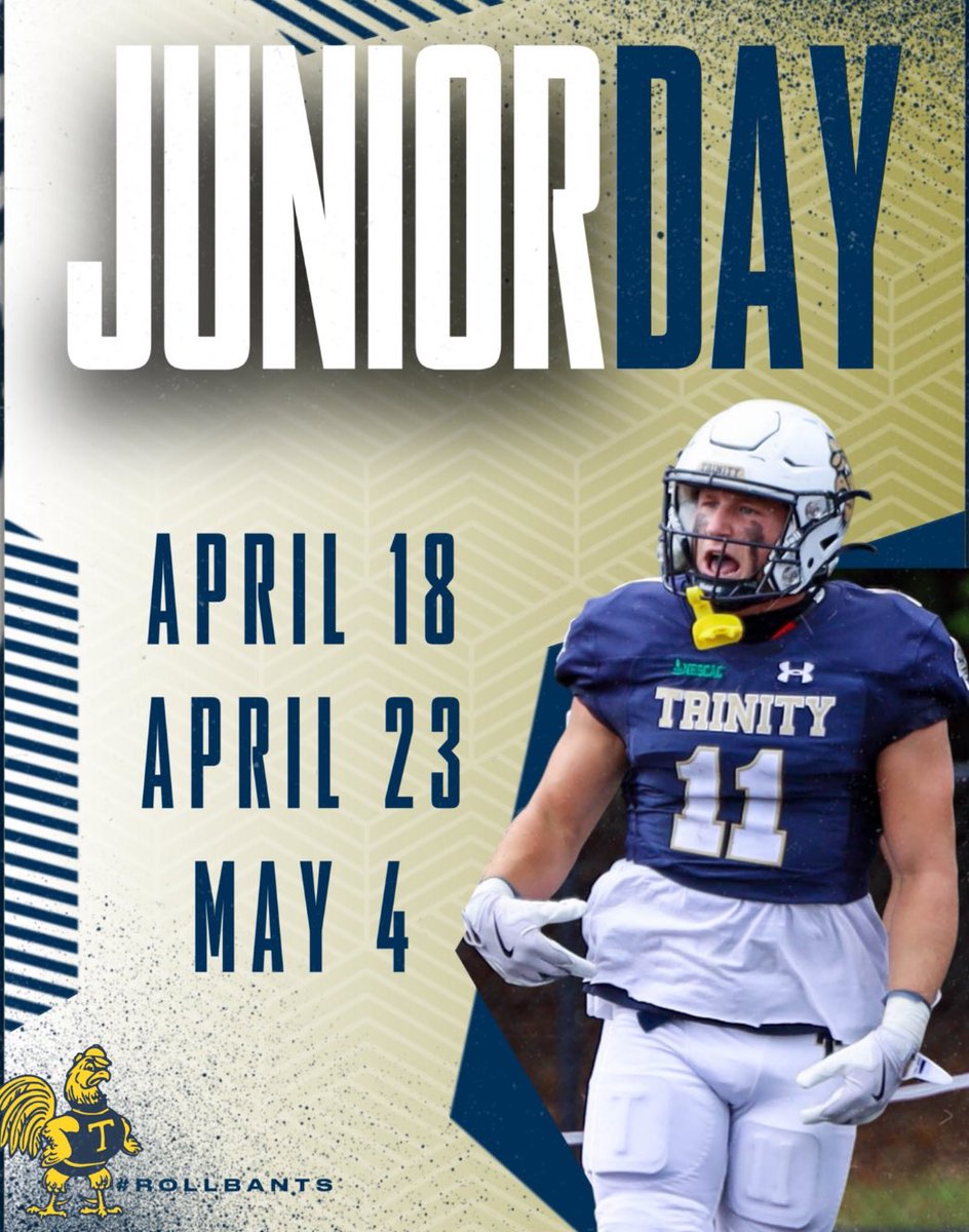 Anthony Bowe (@anthonybowe60) on Twitter photo Thank you to <a href="/CoachAcq/">Lew Acquarulo</a> of <a href="/TrinCollFB/">Trinity College Football</a> for the Junior day invite! <a href="/ErikBecker42/">Erik Becker</a> <a href="/coachttarantino/">Tyler Tarantino</a> <a href="/HandTigersFB/">Daniel Hand Football</a> Thank you to <a href="/CoachAcq/">Lew Acquarulo</a> of <a href="/TrinCollFB/">Trinity College Football</a> for the Junior day invite! <a href="/ErikBecker42/">Erik Becker</a> <a href="/coachttarantino/">Tyler Tarantino</a> <a href="/HandTigersFB/">Daniel Hand Football</a>