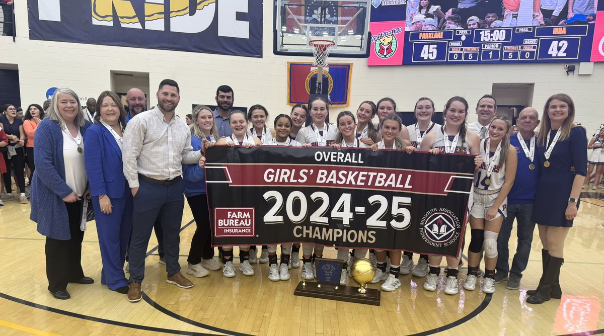 Congratulations to the 2024-25 MAIS Overall Basketball Champions, the Parklane Academy Lady Pioneers, who just defeated Madison-Ridgeland Academy in an incredible come-from-behind score of 45-42!!!