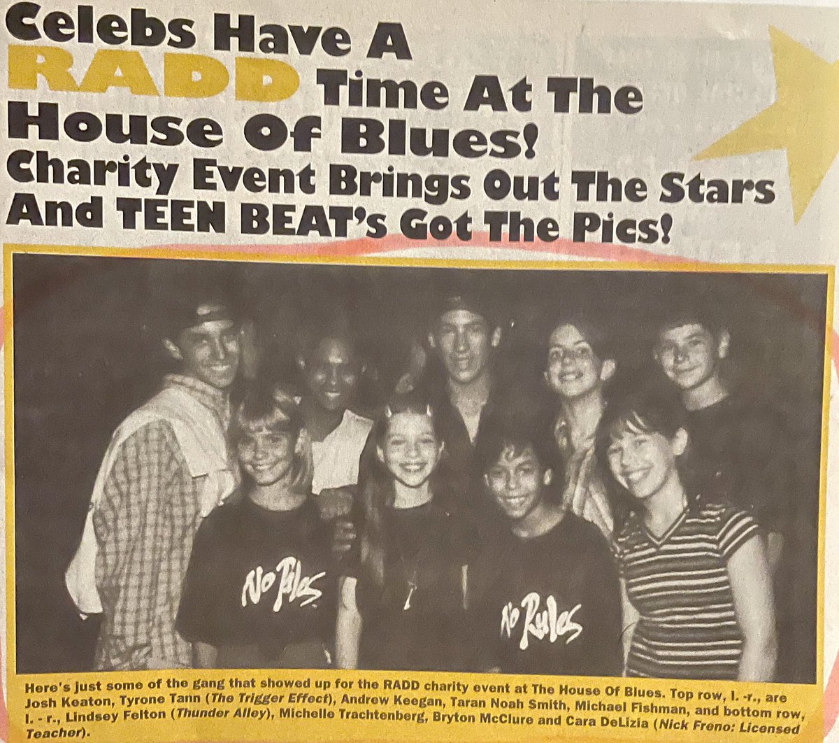 TyroneTann's tweet photo. #SoooSaddened to hear.., for I happen to #ComeAcross this #WaybackWednesday Fond Memory 2Day too??! :(… REST IN PEACE #MichelleTrachtenberg! U were #AlwaysSuchASweetheart of a Human Being! Thanks #TeenBeatMagazine for capturing such #GreatMemories of so #ManyOfUs ThruTheYears! https://t.co/he4qfVfSmT
