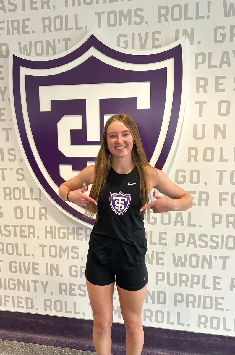 Congrats to <a href="/lilahkress/">Lilah Kress</a> on committing to St. Thomas to continue your education and track career! We are so proud of you!
