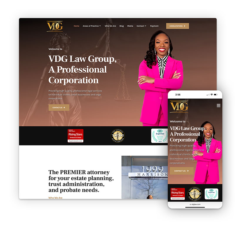 mktfresh's tweet photo. VDG Law Group needed a cohesive brand and online presence to elevate their legal services. We designed a sharp logo, built a custom WordPress site with sleek functionality, and created standout print materials for a unified, professional look.
@VerleanaDGreen
https://t.co/RNsoN0wTA3