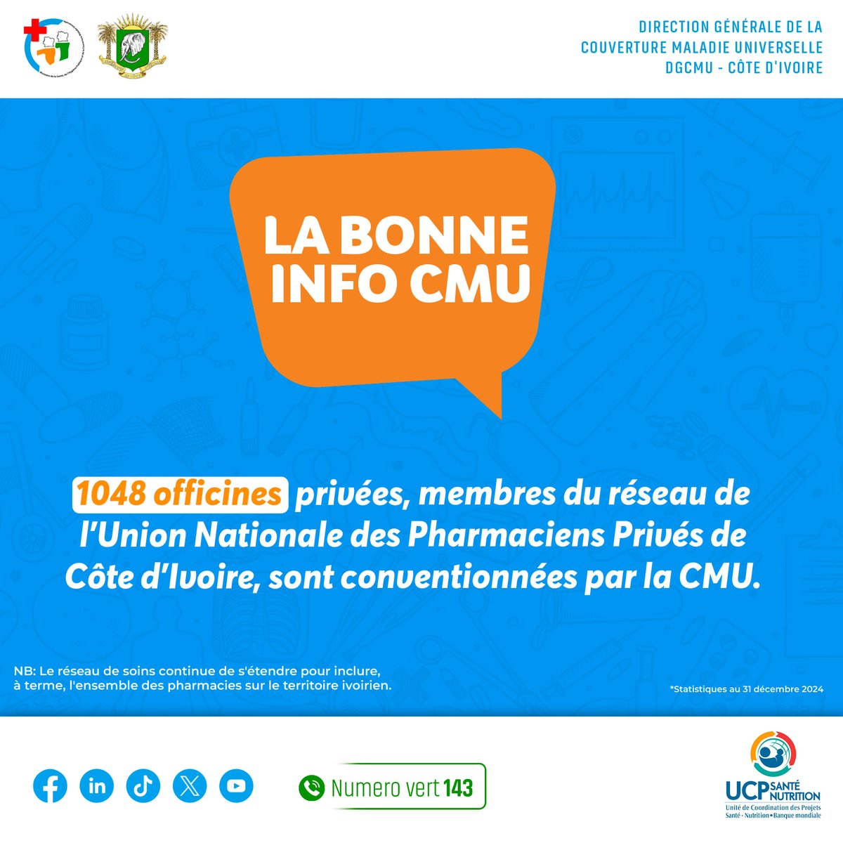 Direction Générale de la CMU - Côte d'Ivoire tweet media