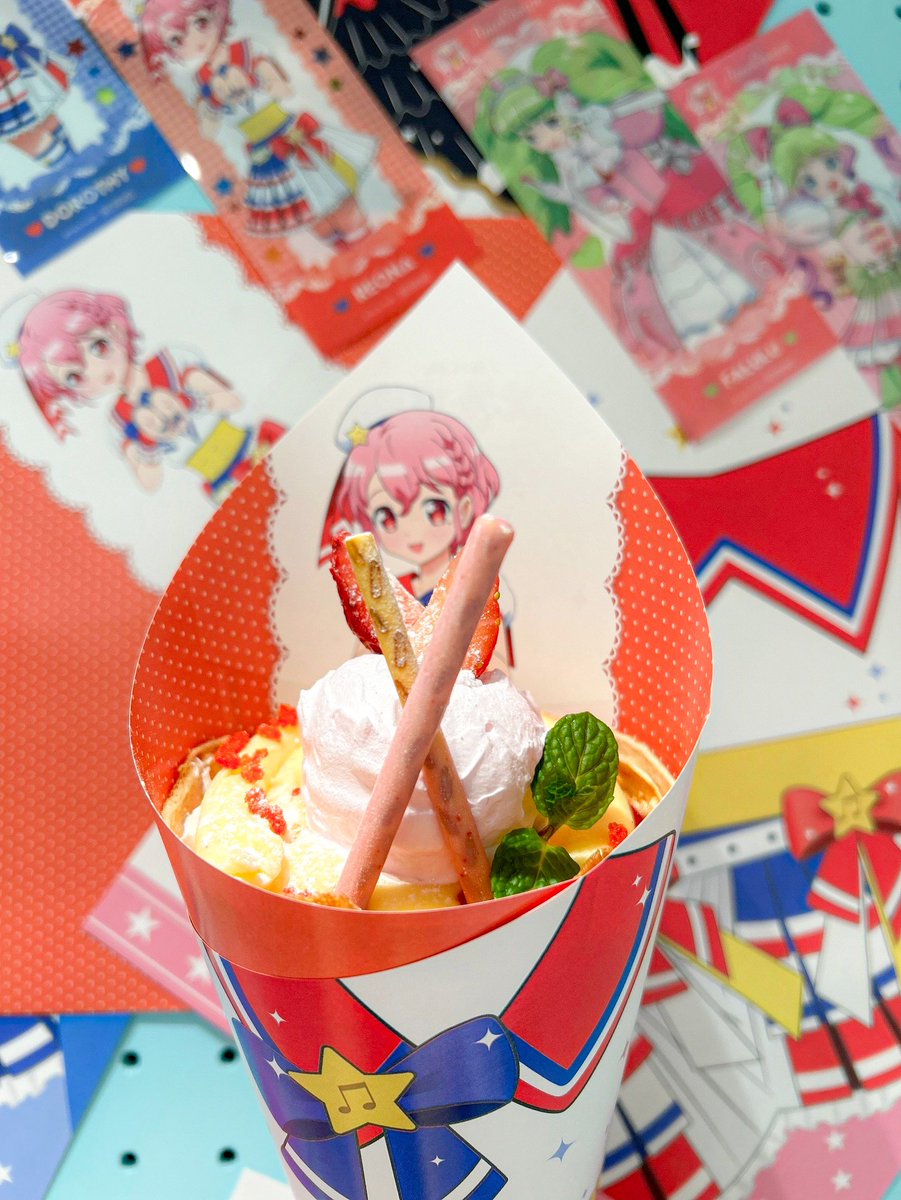 プリパラ10周年】 #大プリパラ展 ×AmoCrepeコラボ❣️/ クレープコラボ プリパラ10周年】 #大プリパラ展 ×AmoCrepeコラボ❣️/ クレープコラボ