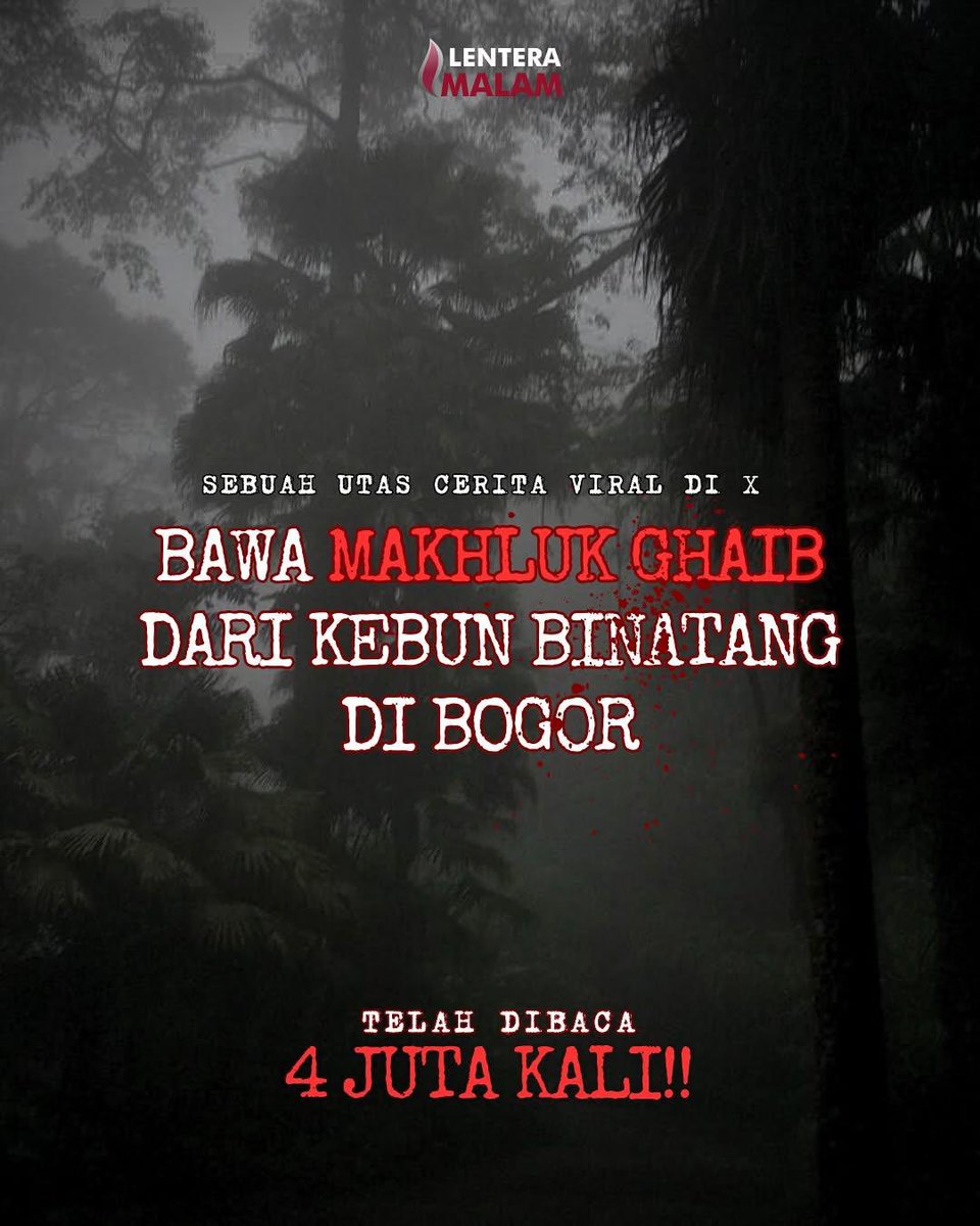 shuasvvt's tweet photo. Bukan cuma hewan yang ada di kebun binatang… Ada sesuatu yang lebih dari itu. Kisah horor ini bakal bikin bulu kuduk merinding. Berani nonton sendiri? ‼️👇

🎥 Video dari @lenteramalam_id
👉 https://t.co/JIX6kSy7gK

Siapkan nyali sebelum menonton‼️ https://t.co/3XeHxJ19Ro