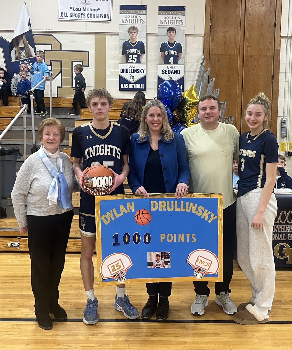 Congratulations to the Drullinsky family and Dylan’s 1000th Piont career points.