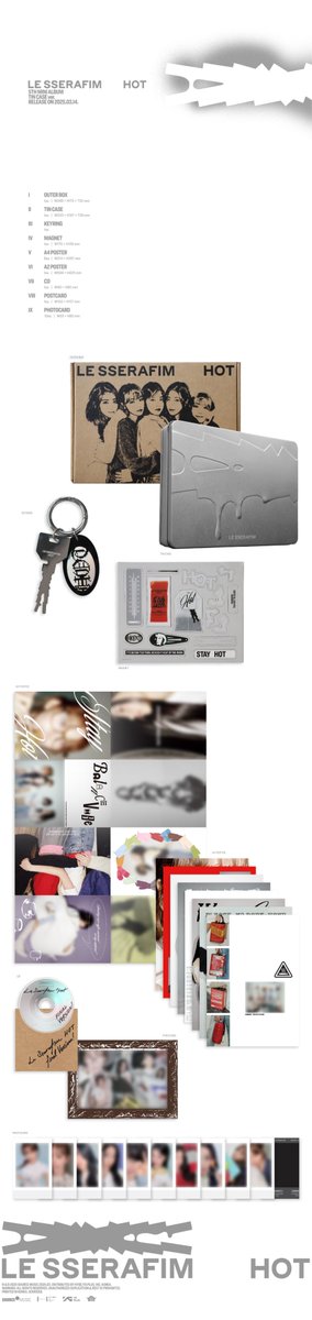 le_sserafim's tweet photo. [NOTICE] 
LE SSERAFIM ‘HOT’ (TIN CASE ver.) 예약 구매 안내 (+ENG/JPN/CHN) (+0227)

https://t.co/eYcVgYtFeN

#LE_SSERAFIM #르세라핌
#LE_SSERAFIM_HOT https://t.co/MZKw2cGekb
