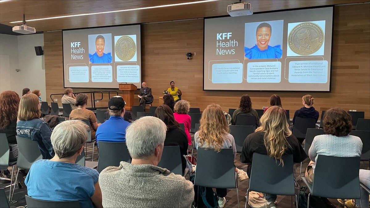 Cara Anthony (@cararanthony) on Twitter photo Never give up. Yesterday I presented a special piece of journalism to a crowd <a href="/SHSofMo/">State Historical Society of Missouri</a>. Please watch “Silence in Sikeston.” It’s a film & podcast about what it means to live with the threat of racism & violence. kffhealthnews.org/silence-in-sik… <a href="/worldchannel/">WORLD</a> <a href="/RetroReport/">Retro Report</a> <a href="/KFFHealthNews/">KFF Health News</a> Never give up. Yesterday I presented a special piece of journalism to a crowd <a href="/SHSofMo/">State Historical Society of Missouri</a>. Please watch “Silence in Sikeston.” It’s a film & podcast about what it means to live with the threat of racism & violence. kffhealthnews.org/silence-in-sik… <a href="/worldchannel/">WORLD</a> <a href="/RetroReport/">Retro Report</a> <a href="/KFFHealthNews/">KFF Health News</a>