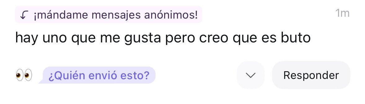 todos son butos vos mandale q en algun momento se va a curar pero si queres sacarte la duda manda el @