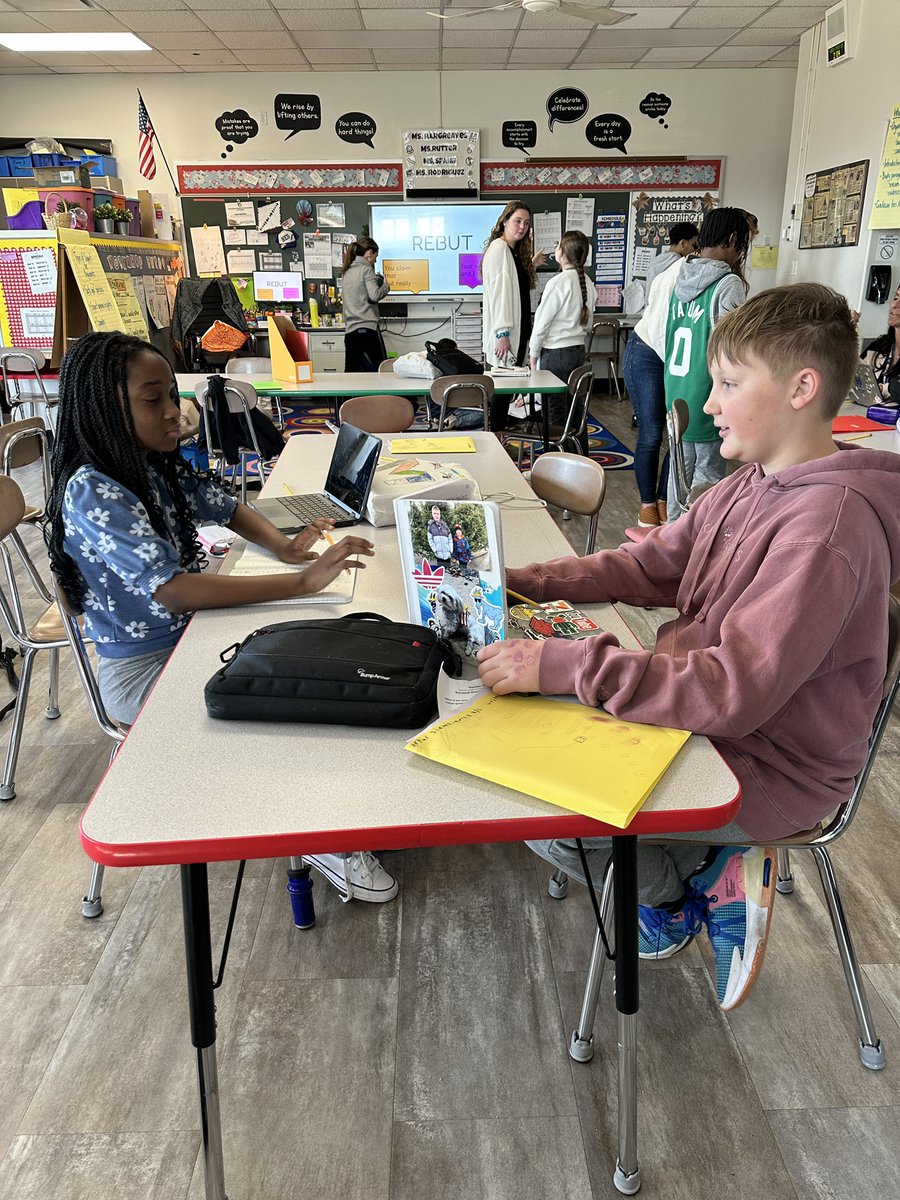 5th graders debating driverless cars as part of the Argument and Advocacy ELA unit.