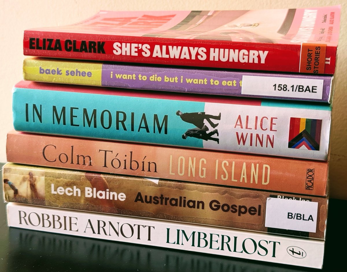 Nina Cullen (@ninakcullen) on Twitter photo The Feb bookstack has dark shorts by <a href="/FancyEliza/">Eliza Clark (mostly offline)</a>, a mental health diary, truth which is stranger than fiction by <a href="/lechblaine/">Lech Blaine</a> and 2 achingly beautiful wartime coming of age stories – one set is Tassie by <a href="/RobbieArnott/">Robbie Arnott</a>
ninacullen.com/2025/02/26/the…
#readingcommunity #amreading The Feb bookstack has dark shorts by <a href="/FancyEliza/">Eliza Clark (mostly offline)</a>, a mental health diary, truth which is stranger than fiction by <a href="/lechblaine/">Lech Blaine</a> and 2 achingly beautiful wartime coming of age stories – one set is Tassie by <a href="/RobbieArnott/">Robbie Arnott</a>
ninacullen.com/2025/02/26/the…
#readingcommunity #amreading