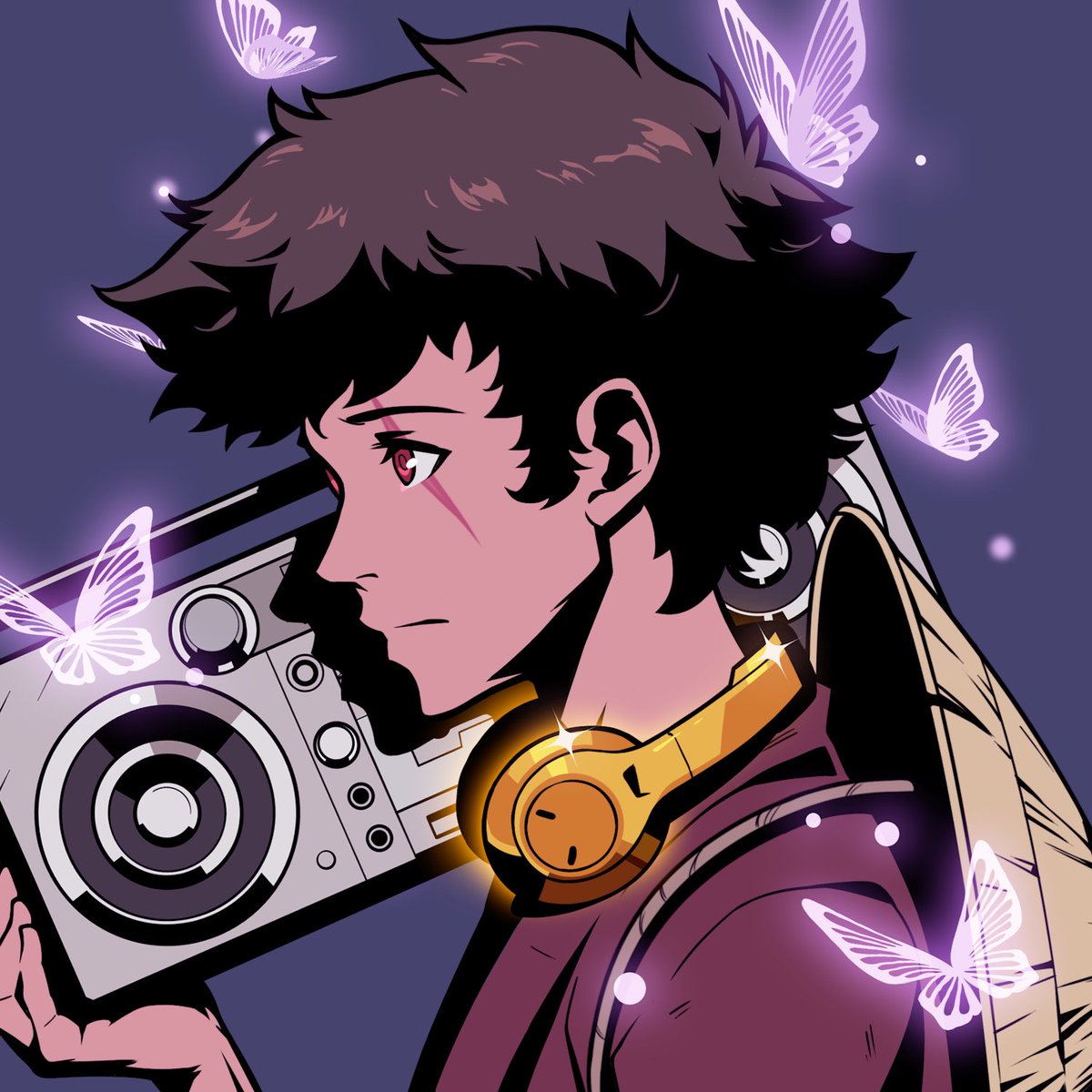 There’s no such thing as “endgame” or “overpaid” when it comes to collecting, only free.

Butterfly special and gold headphones, pairing nicely with a boombox. Classic Azuki.

Collect and chill. ⛩️