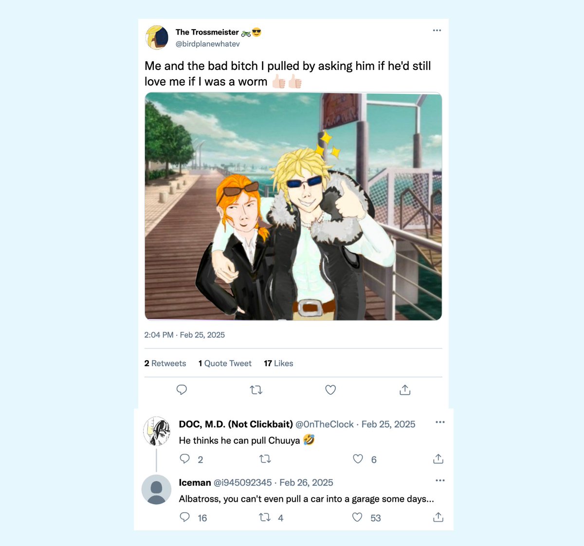 Merry Stormbringer manga 🫡

— #chuutross, #bsd, #chuuya, #bsdalbatross, #theflags, #bsdflags