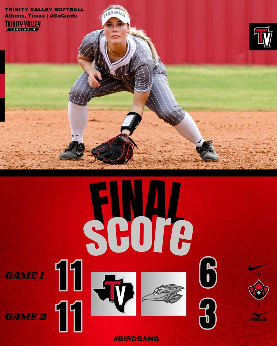 FINAL | Wednesday Dubs‼️

G1 WP: Haylie J

G2 WP: Miranda P

Next up: At Angelina, Thursday Feb 27 3:00 &amp; 5:30PM. 

#CardinalNation | #BirdGang