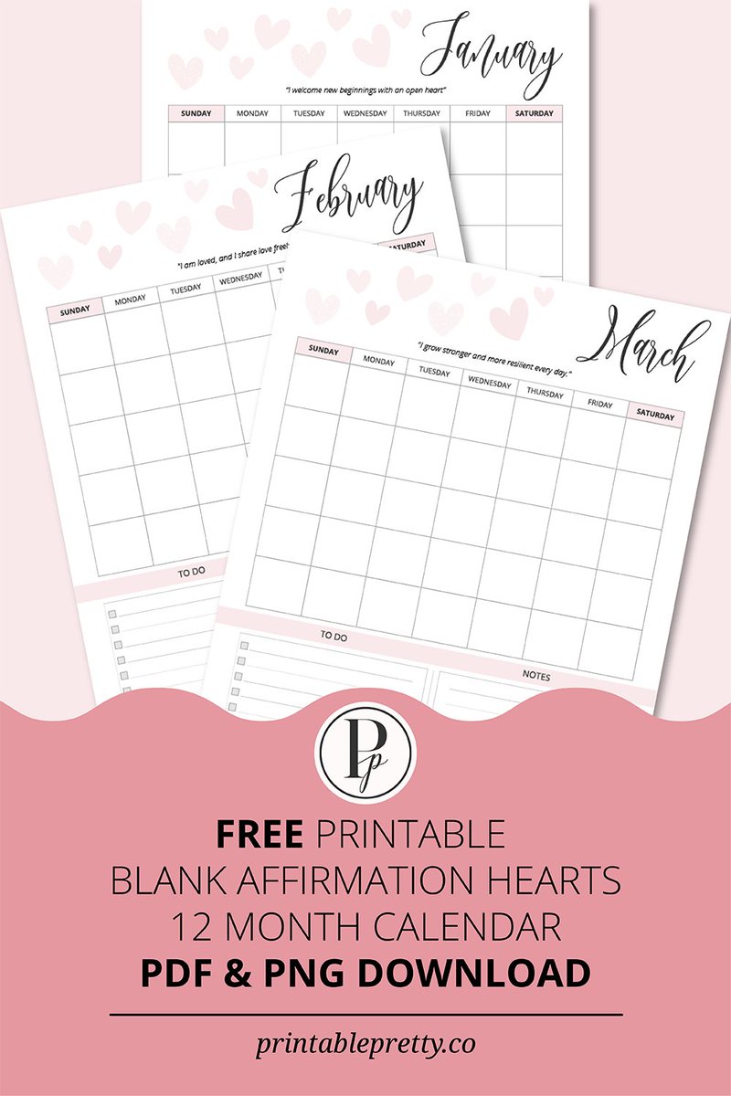PrintablePretty's tweet image. Brighten your year with our FREE Printable Pretty Calendar: Hearts Edition—elegant, undated, &amp;amp; inspiring! Download now: printablepretty.co/printable-pret… #PrintablePretty #HomeDecor #Organization