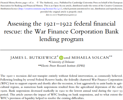 Financial History Review tweet media