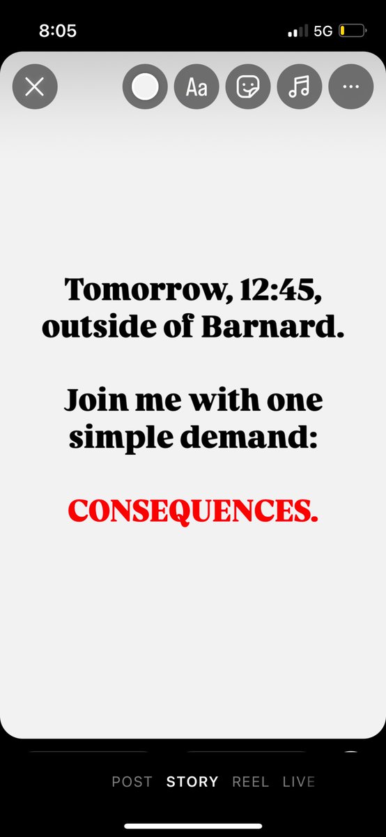 ShaiDavidai's tweet image. Angry about the images coming out of @BarnardCollege?

Join me tomorrow to demand consequences.

Don’t confuse our non-violence with submissiveness.