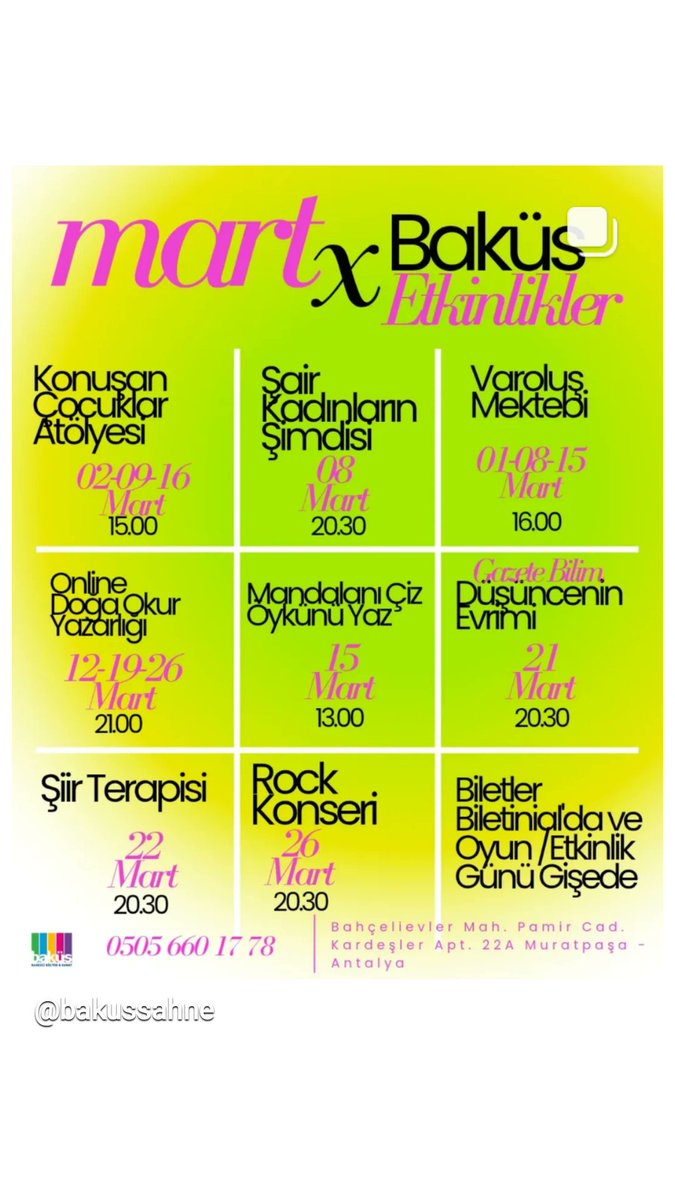 MART  X  BAKÜS 💫