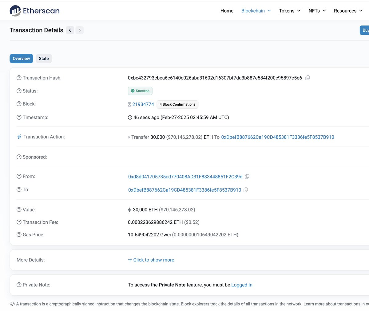 martypartymusic's tweet photo. Whale Clips: @aave sends 30000 $ETH ($70m) to Market Maker #Wintermute.

https://t.co/TW01Q1uq5o https://t.co/ujGEcsAbDx