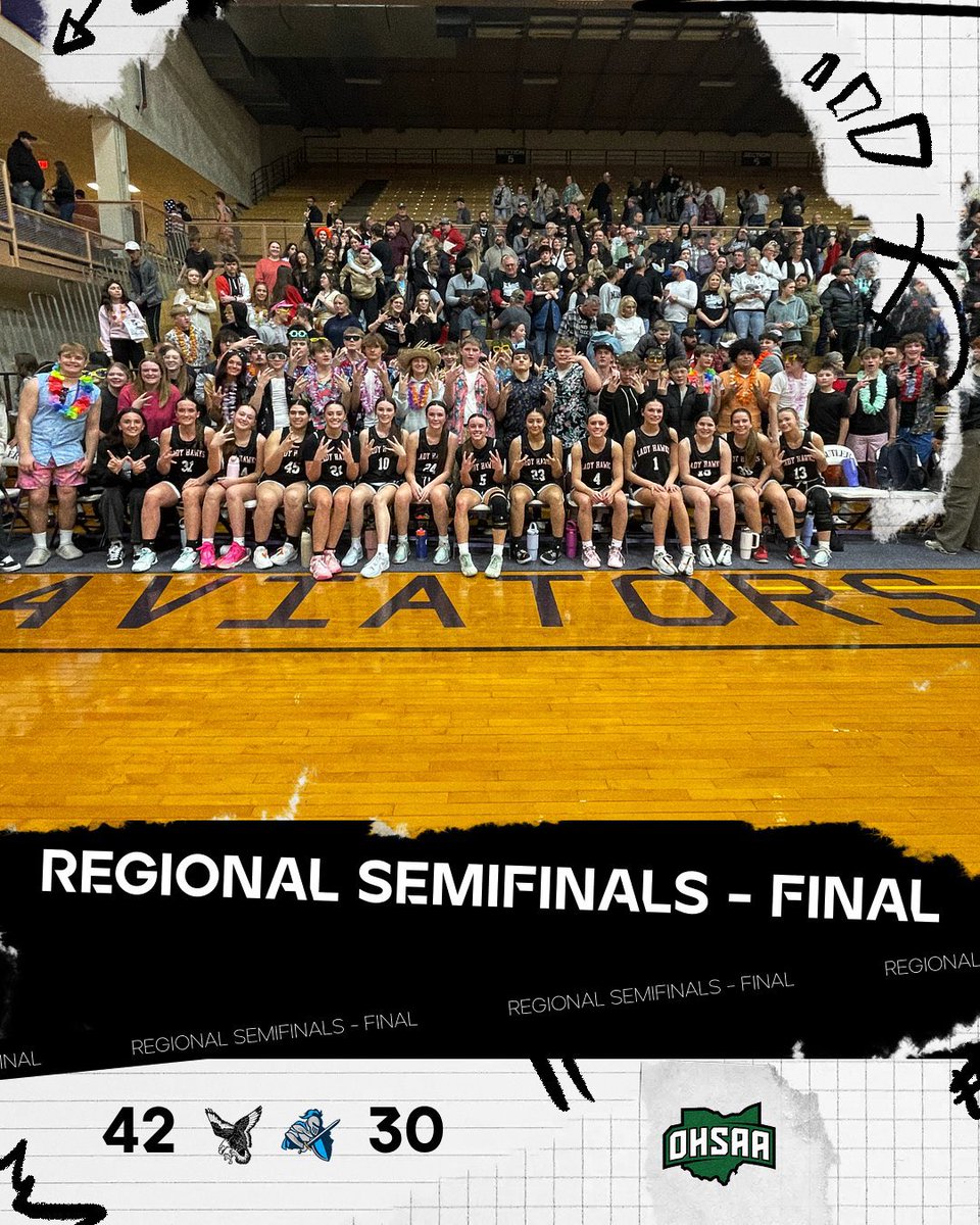 Mississinawa Valley Athletics (@mvad_hawks) on Twitter photo For the 1st time in school history for Girls Basketball..
WE’RE GOING TO THE REGIONAL FINALS 🏀
GREAT JOB, Lady Hawks!!!
<a href="/WOACSports/">WOAC Sports</a> For the 1st time in school history for Girls Basketball..
WE’RE GOING TO THE REGIONAL FINALS 🏀
GREAT JOB, Lady Hawks!!!
<a href="/WOACSports/">WOAC Sports</a>