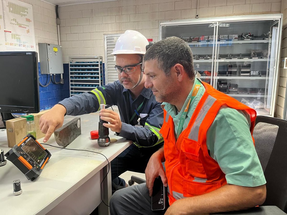 ndt_siui's tweet image. #Smartor Ultrasonic Flaw Detector and its accessories, carried out by the ULTRA TECH NON-DESTRUCTIVE TESTING team for Vale in Brazil.