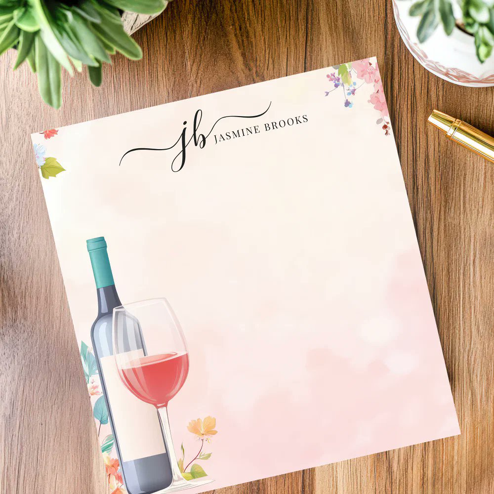 PrintablePretty's tweet image. ✨ Unwind in style ✨

Pour a glass, jot down your thoughts, &amp;amp; let creativity flow with this elegant personalized notepad. The perfect companion for wine lovers &amp;amp; night owls. 🍷🌿

🛍️ Shop now: zazzle.com/watercolor_win…

#WineLover #StationeryAddict #NightOwl #ZazzleMade