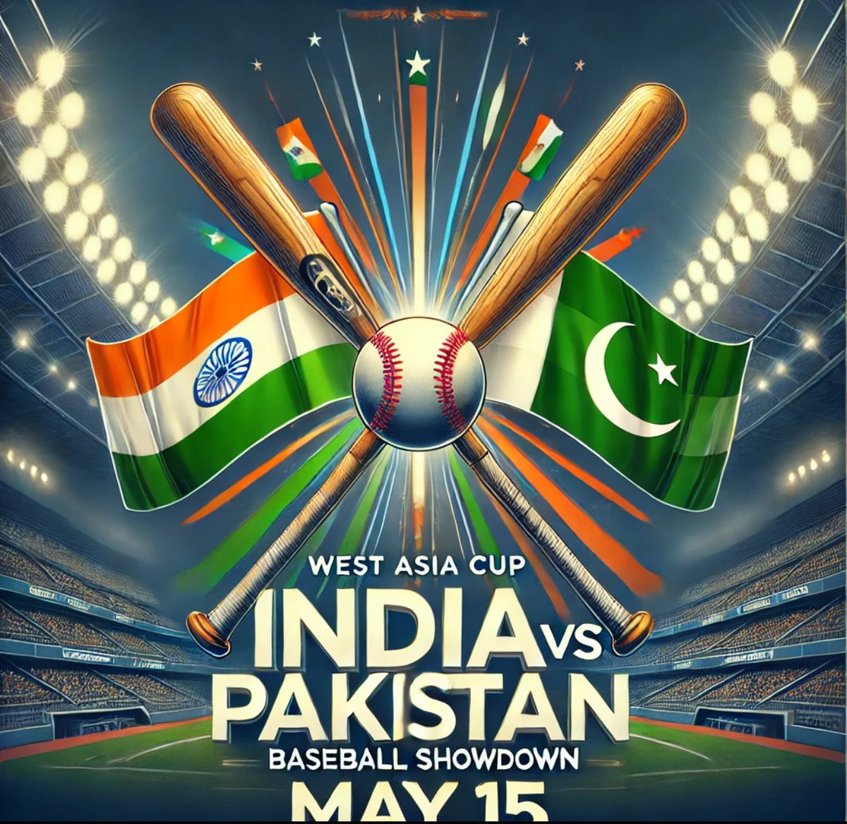 🇵🇰 PAKISTAN vs INDIA 🇮🇳
Baseball’s Biggest Rivalry – 15 May | Karaj, Iran

The first baseball showdown of the year between two nations!
Support our players as they fight for glory on the field! 💪⚾

Live from this page – Stay tuned!