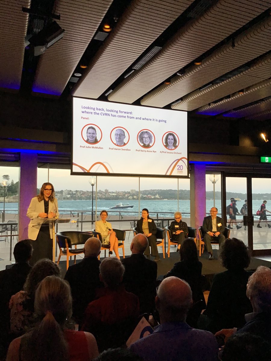 NSW CVRN (@nswcvrn) on Twitter photo Welcome to our wonderful panel tonight, discussing where <a href="/NSWCVRN/">NSW CVRN</a> has come from and where it is going.
#NSWCVRN2025Showcase #cvdresearch #20yearsofimpact
<a href="/heartfoundation/">Heart Foundation</a> <a href="/MedResearchNSW/">NSW Medical Research</a> <a href="/ProfJRMcMullen/">Prof Julie McMullen</a> <a href="/SverdlovAaron/">Aaron Sverdlov</a> <a href="/KerryRye/">Kerry-Anne Rye</a> <a href="/jessicajorchard/">A/Prof Jessica Orchard</a> Welcome to our wonderful panel tonight, discussing where <a href="/NSWCVRN/">NSW CVRN</a> has come from and where it is going.
#NSWCVRN2025Showcase #cvdresearch #20yearsofimpact
<a href="/heartfoundation/">Heart Foundation</a> <a href="/MedResearchNSW/">NSW Medical Research</a> <a href="/ProfJRMcMullen/">Prof Julie McMullen</a> <a href="/SverdlovAaron/">Aaron Sverdlov</a> <a href="/KerryRye/">Kerry-Anne Rye</a> <a href="/jessicajorchard/">A/Prof Jessica Orchard</a>