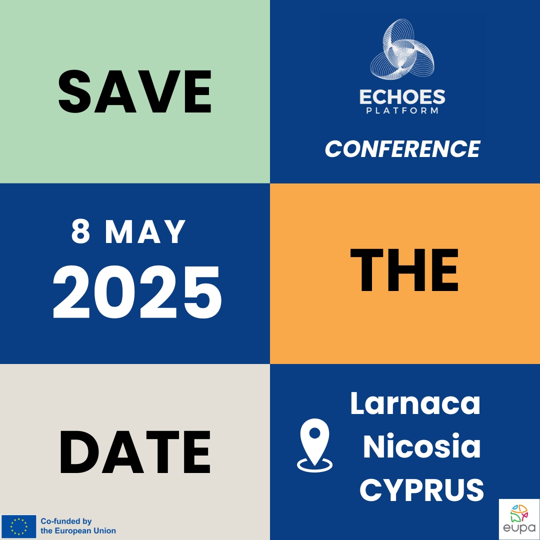 Save the Date! 📅
Exciting news! 📢We are thrilled to announce our conference on  📅8th May 2025 📍Larnaca/Nicosia, Cyprus.
Stay tuned for more details 📣🗒️
 #SAVETHEDATE  #innovations #Echoes