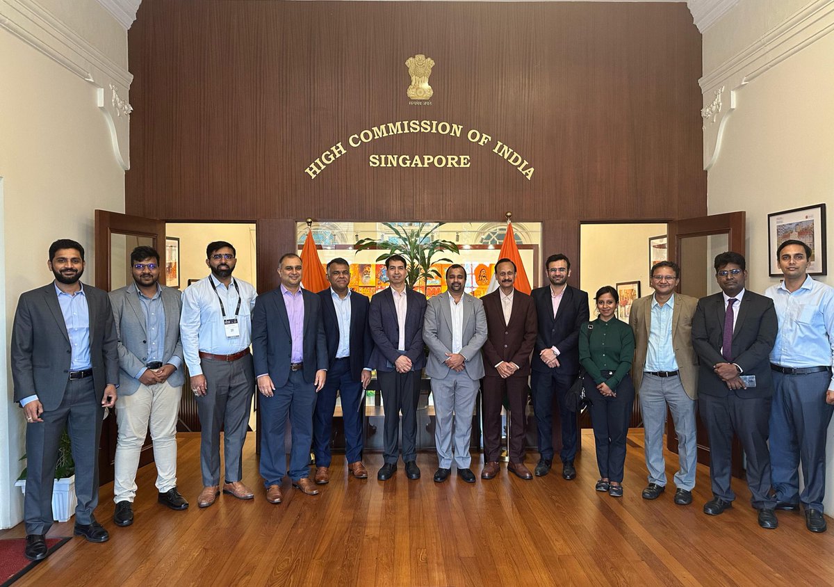HCI_Singapore's tweet image. @HCI_Singapore hosted delegation of Indian National Space Promotion and Authorization Centre (IN-SPACe) and 🇮🇳 space sector companies for an interaction with 🇸🇬 stakeholders. 

The delegation is in Singapore for the Global Space Technology Convention and Exhibition 2025.