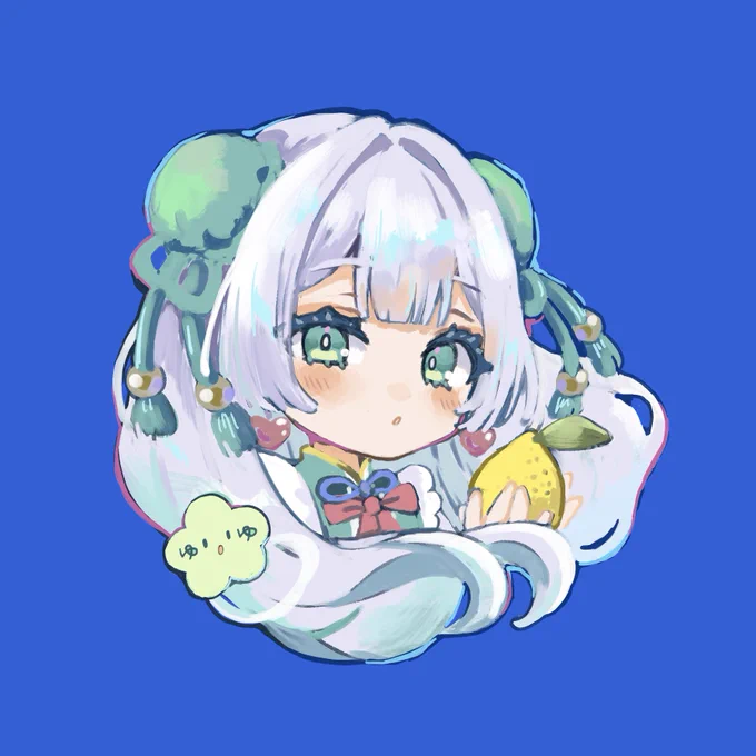 缶バッジ2個目はレモンの子 