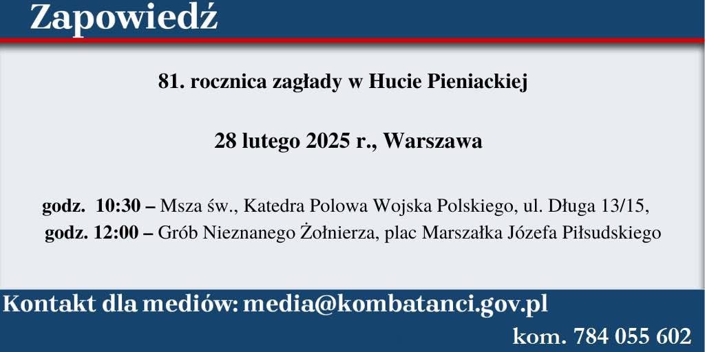 Kombatanci's tweet photo. @Kombatanci oraz Stowarzyszenie Huta Pieniacka zapraszają do udziału w obchodach 81. rocznicy zbrodni popełnionej na ludności polskiej we wsi Huta Pieniacka pod Lwowem przez odziały SS Galizien i ukraińskich nacjonalistów.

Więcej: https://t.co/Q66MC3xL7x https://t.co/IDEBWG9uIj