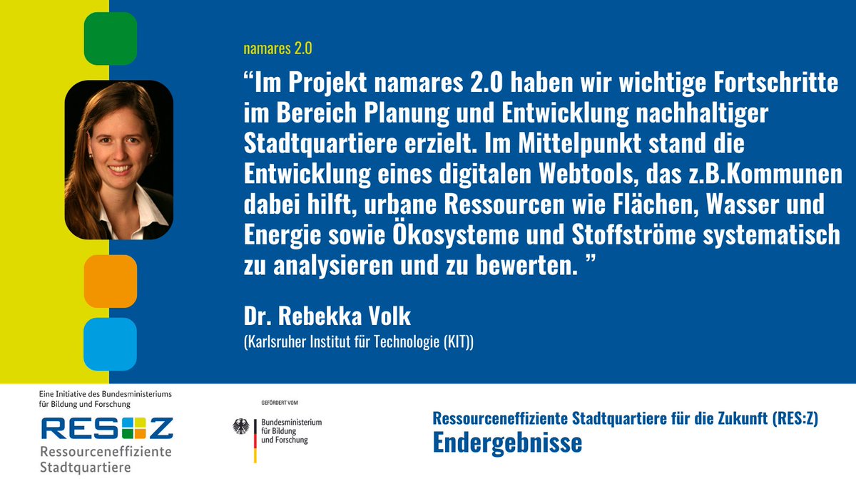 Ressourceneffiziente Stadtquartiere (@re_stadt) on Twitter photo Bei der nachhaltigen Stadtentwickung kommen bei Kommunen und Städten oft Fragen auf: Sollen wir ein Dach begrünen? Oder eine Photovoltaikanlage darauf errichten? Und wie planen wir am besten Entsiegelungen? Das Webtool von namares 2.0 kann dabei helfen!
👉ressourceneffiziente-stadtquartiere.de/wp-content/upl… Bei der nachhaltigen Stadtentwickung kommen bei Kommunen und Städten oft Fragen auf: Sollen wir ein Dach begrünen? Oder eine Photovoltaikanlage darauf errichten? Und wie planen wir am besten Entsiegelungen? Das Webtool von namares 2.0 kann dabei helfen!
👉ressourceneffiziente-stadtquartiere.de/wp-content/upl…