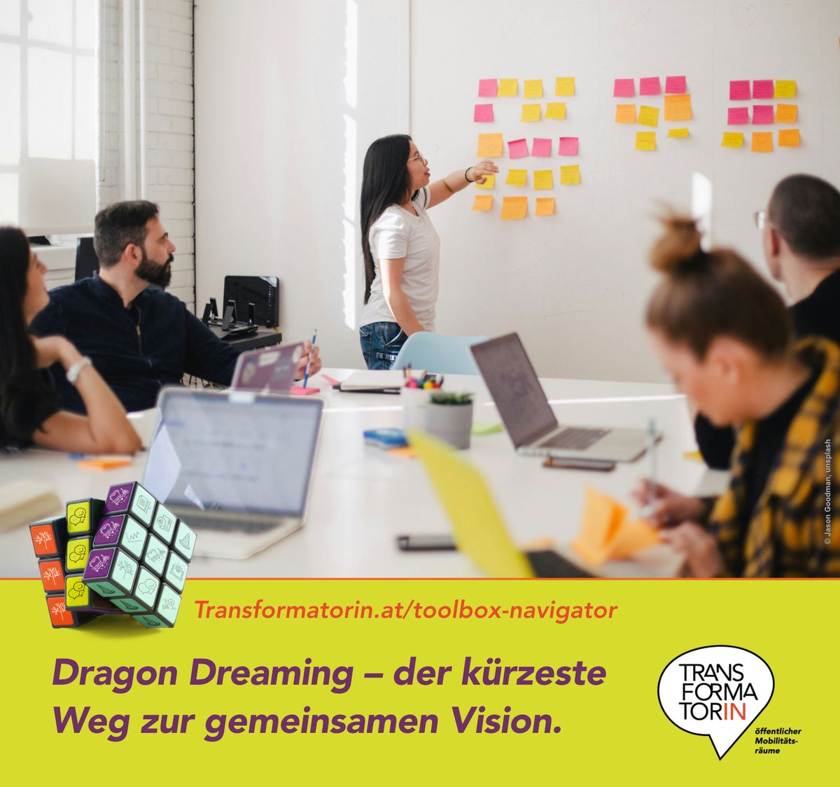HABEN WIR EIN GEMEINSAMES BILD VOM PROJEKT? 🚀Die Dragon Dreaming Methode versetzt Teilnehmende in den Zeitpunkt der Fertigstellung &amp; leitet rückblickend die nötigen Schritte ab. Extrem effizient in der Projektentwicklung. Anleitung &amp; Beispiellinks: t1p.de/dpabf