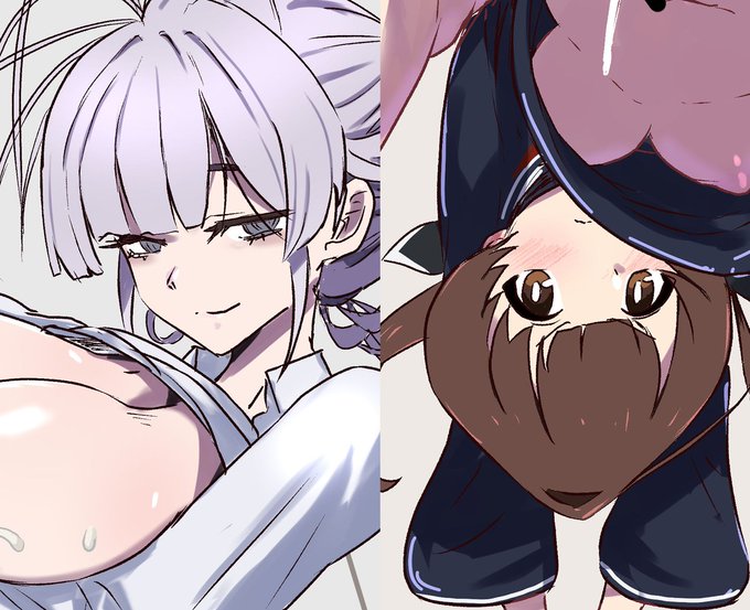 #今月描いた絵を晒そう
プロジェクトKV二プルファックアイコン子(仮)等身大サーナイト⚒️🍃 