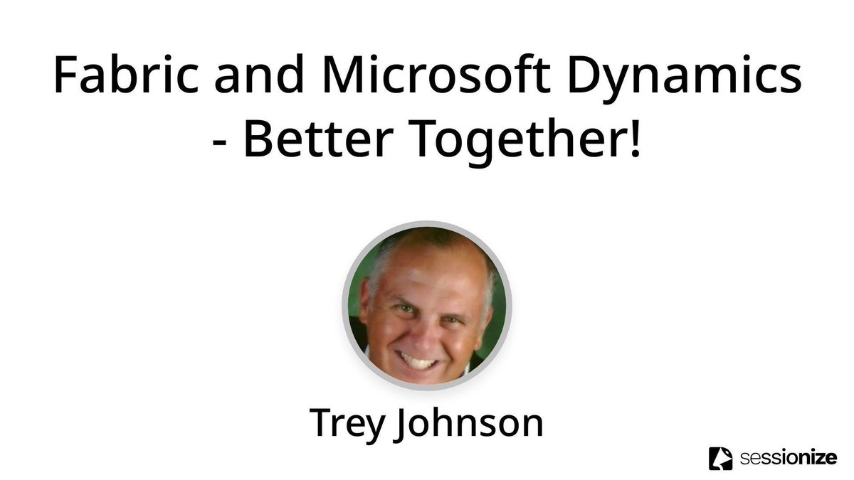 DataWeekender's tweet image. Our final #MicrosoftFabric session at #DataWeekender 7.0 is @treyjohnson presenting Fabric and #MicrosoftDynamics - Better Together! at 16:30 UTC on Sat 1st March.

Register: bit.ly/4b9SsnB View the schedule: bit.ly/46TCJ9i