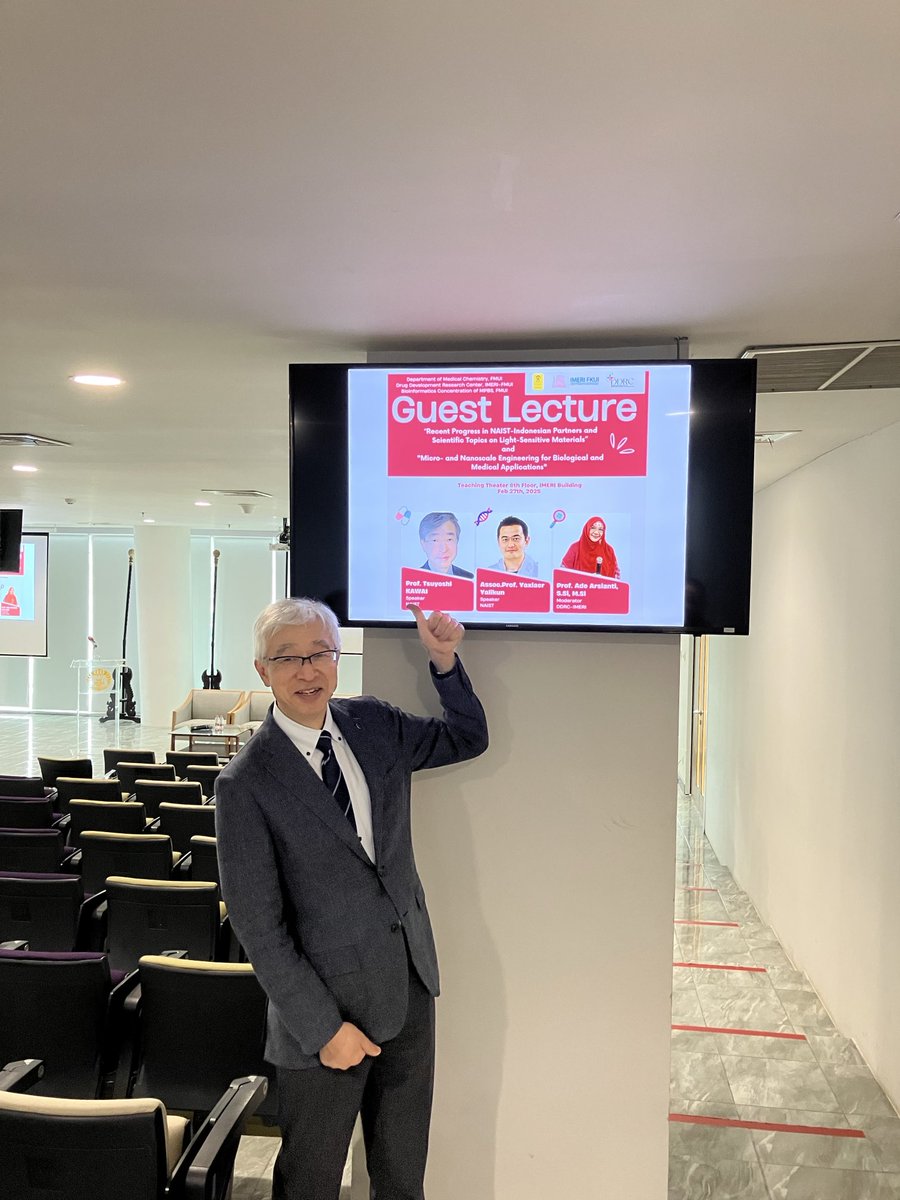 I’m delighted to visit Univ Indonesia !