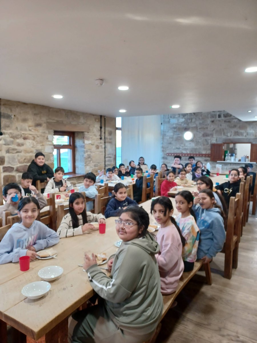 Year 5 are up, having breakfast. It a beautiful sunny day and we are looking forward to a full day of activities #weexceed