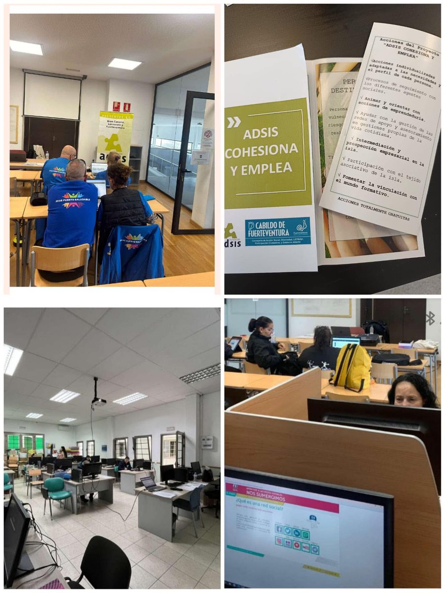 El Programa ADSIS COHESIONA y EMPLEA, financiado por la Área Insular de Acción Social, Diversidad, LGTBIQ+, Participación Ciudadana y Gobierno Abierto del Cabildo Insular de Fuerteventura, ofrece la posibilidad de fomentar la vinculación con el mundo formativo. <a href="/CabildoFTV/">Cabildo de Fuerteventura</a>