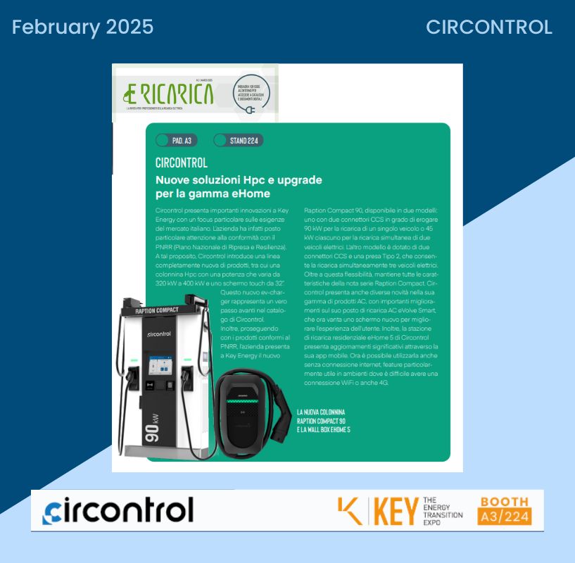 🇮🇹📣Manca meno di una settimana per Key Energy! eRicarica ha pubblicato alcune delle innovazioni, come il nostro nuovo Raption Compact 90 e importanti aggiornamenti per la nostra stazione di ricarica residenziale eHome 5. Questi non sono le uniche novità!!