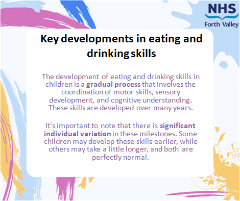 slt_fv's tweet photo. Last week we let you know that Speech & Language Therapists support children with eating and drinking difficulties - not everyone knows that! Today we’re talking about how eating and drinking skills develop. #sltfv #EDS https://t.co/VdLqvfZS4h