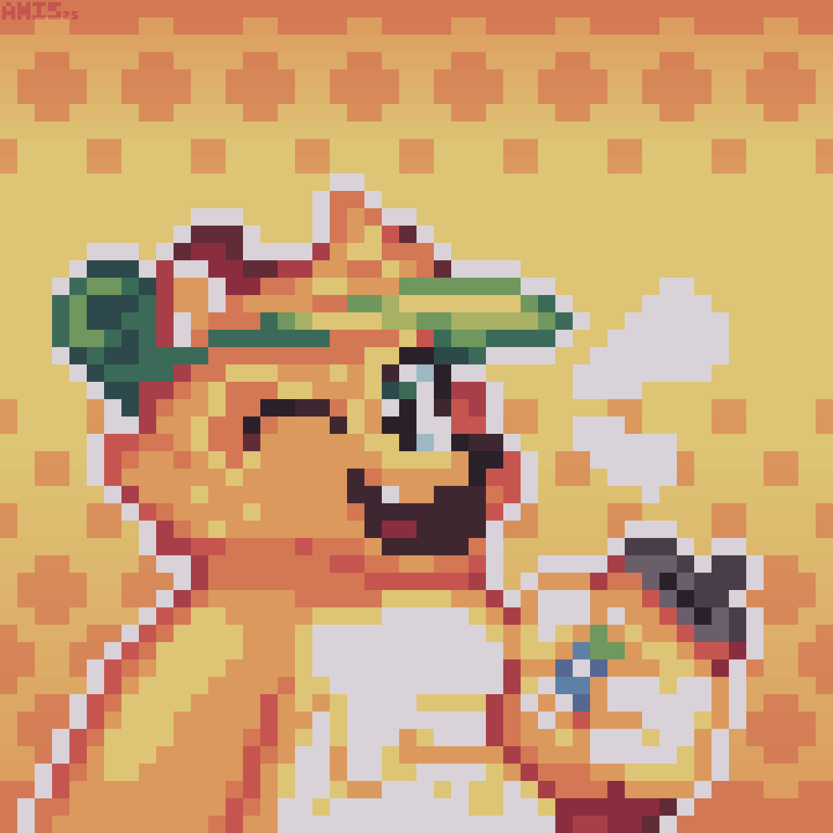 Fanta Time!
Commission for <a href="/sodanuki_tf/">Fanta the Sodanuki</a> 
#PixelArt #FurryArt