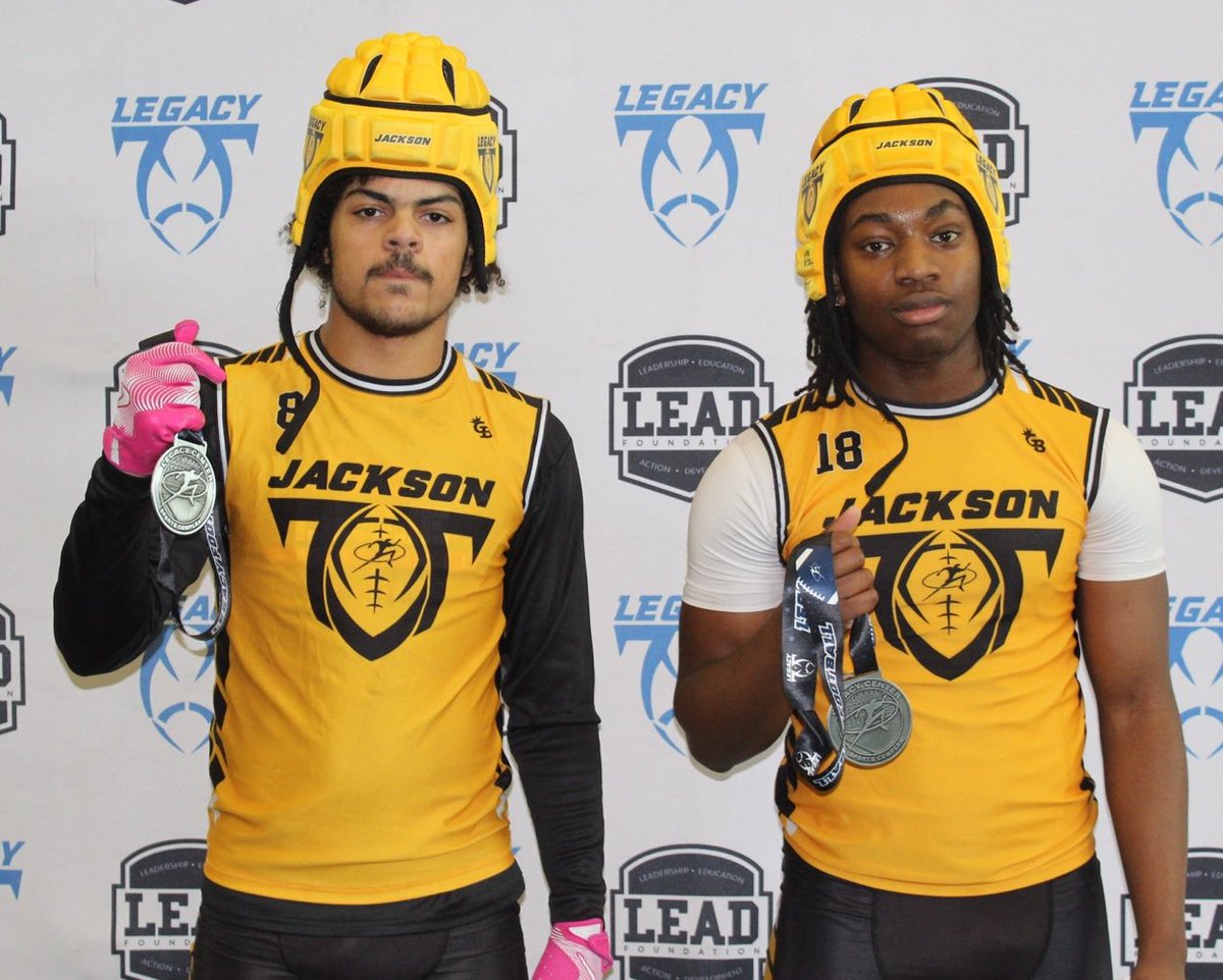 Legacy Football Organization (@legacymi_fball) on Twitter photo ⭐️Legacy Statewide 7on7 High School League Season MVPs⭐️
Jackson Gold
Offense: Braydin Johnson - WR - Leslie - 2027
Defense: Jayden Potter - DB - Jackson - 2026
<a href="/Legacy_Recruit/">Legacy Recruiting</a> <a href="/jackson_7v7/">Legacy Jackson 7v7</a> <a href="/gamebreakerhg/">GameBreaker</a> <a href="/thed_zone/">The D Zone</a>
#legacy #jointhemovement #7on7 ⭐️Legacy Statewide 7on7 High School League Season MVPs⭐️
Jackson Gold
Offense: Braydin Johnson - WR - Leslie - 2027
Defense: Jayden Potter - DB - Jackson - 2026
<a href="/Legacy_Recruit/">Legacy Recruiting</a> <a href="/jackson_7v7/">Legacy Jackson 7v7</a> <a href="/gamebreakerhg/">GameBreaker</a> <a href="/thed_zone/">The D Zone</a>
#legacy #jointhemovement #7on7