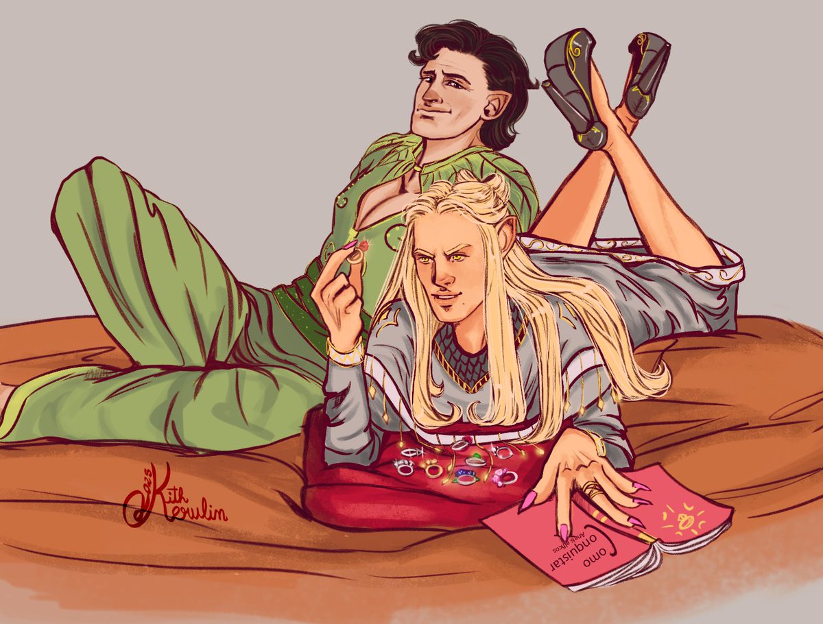 KithKerulin's tweet image. #Annatar #Sauron #Celebrimbor #Silvergifting #RingsOPower #Aneisdepoder