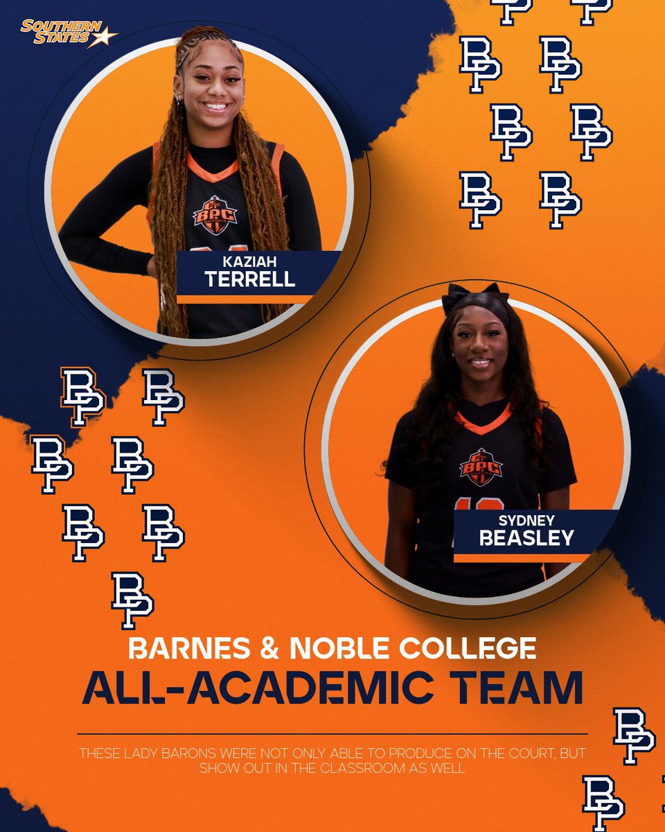 bpcuathletics's tweet photo. Congratulations to @bpcwbb very own Kaziah Terrell and Sydney Beasley on their SSAC All-Academic Honors https://t.co/ixtJUkD9tL